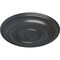 Ekena Millwork Niobe Ceiling Medallion (Fits Canopies up to 8 5/8"), Hand-Painted Pewter, 18"OD x 1 1/2"P CM18NIPES - alternate 3